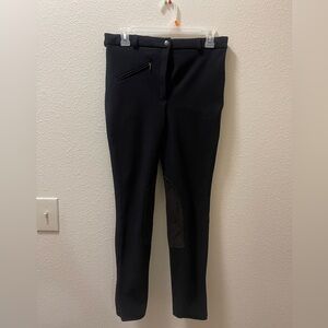 Black Equestrian Riding Pants